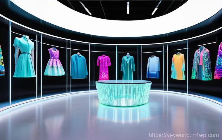 메타버스에서 유명 브랜드의 패션쇼 - **Prompt:** A stylish female avatar, fully clothed in a chic digital outfit consisting of a tailored...